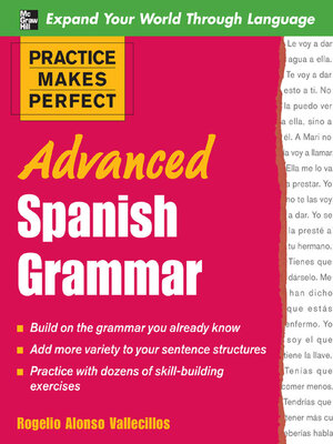 Advanced Spanish Grammar - ebook